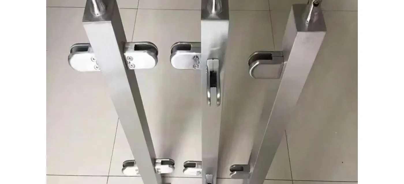 FG1 square-tube stainless steel glass balustrade post