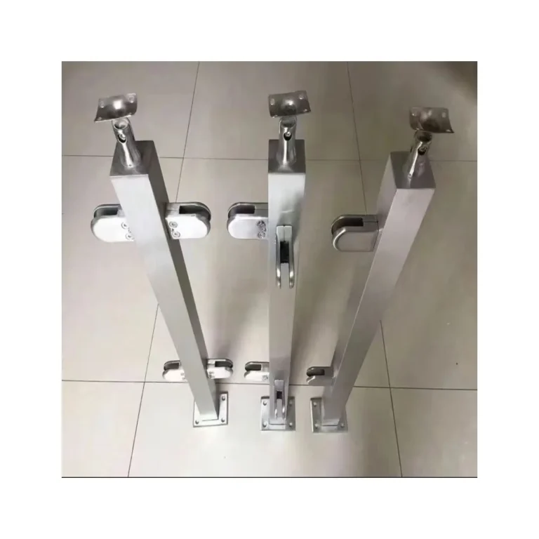 FG1 square-tube stainless steel glass balustrade post